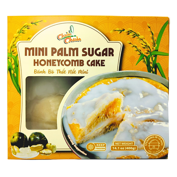 Dragonfly Mini Palm Sugar Honeycomb Cake, Frozen 14.1 盎司