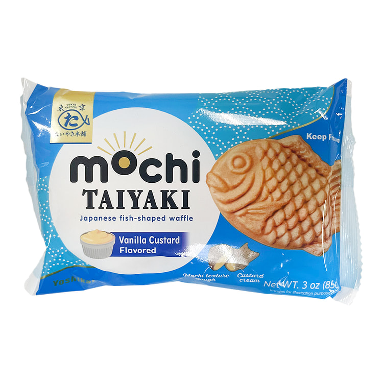 Mochi Taiyaki Vanilla Custard Flavored 3 液盎司