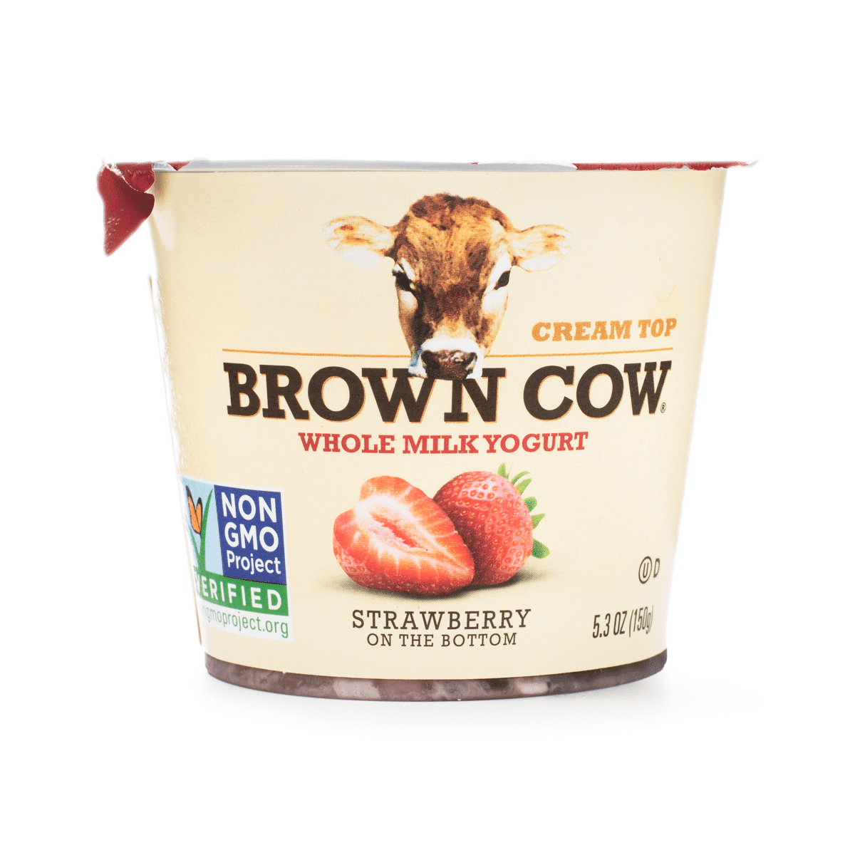 Brown Cow Whole Milk Strawberry Yogurt 5.3 onza(s)