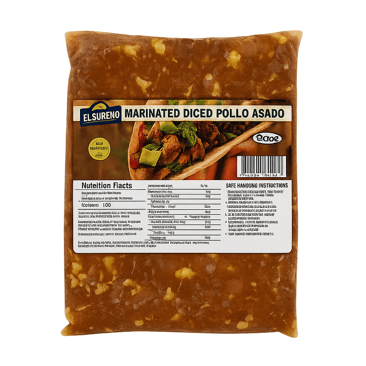 El Sureno Marinated Diced Pollo Asado 32 oz