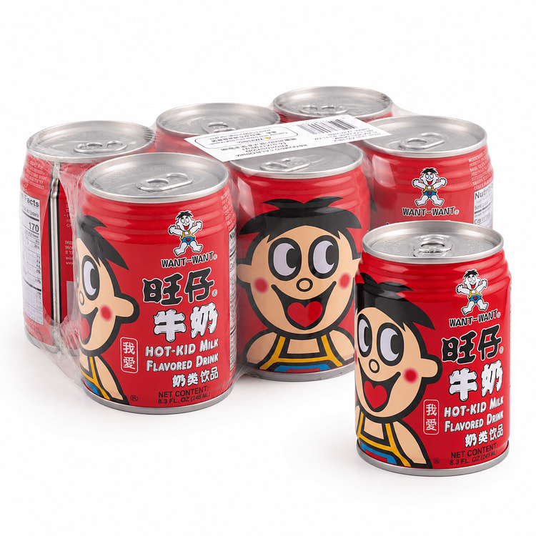 旺旺 旺仔牛奶 245 毫升*6 罐