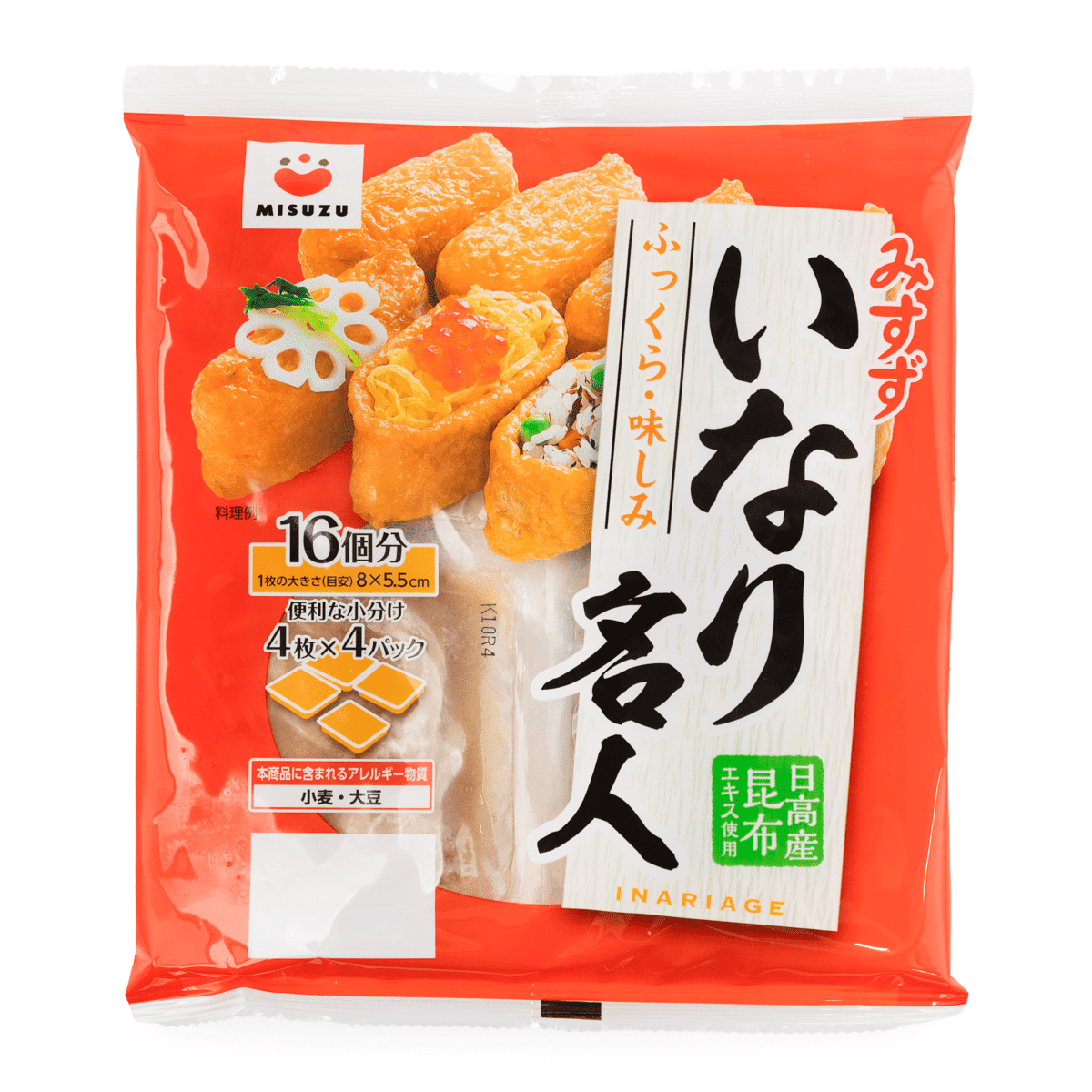 Misuzu Meijin Flavored Inari Tofu Skin 16P, Frozen 12.7 oz