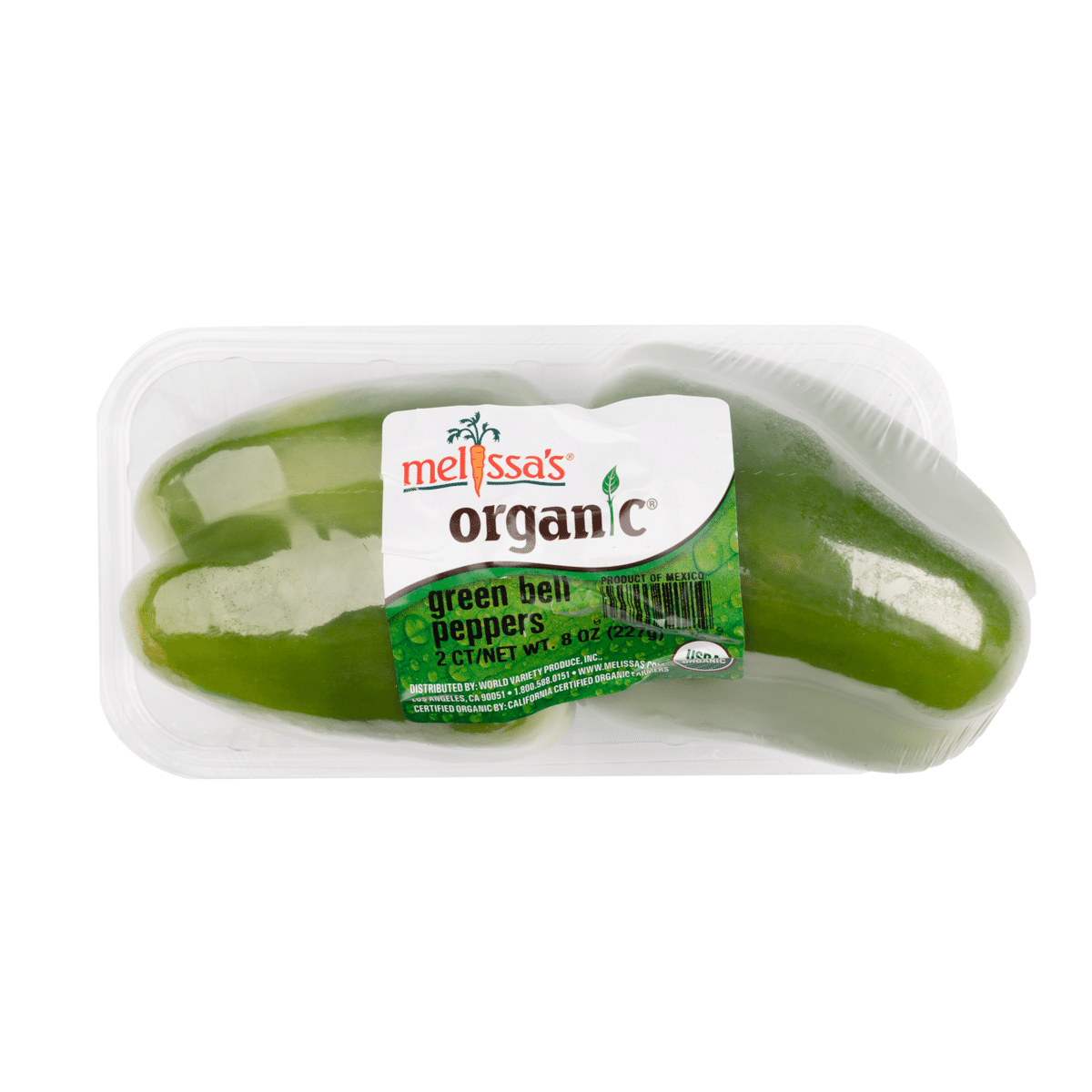 Pimentão Verde Orgânico 2 count