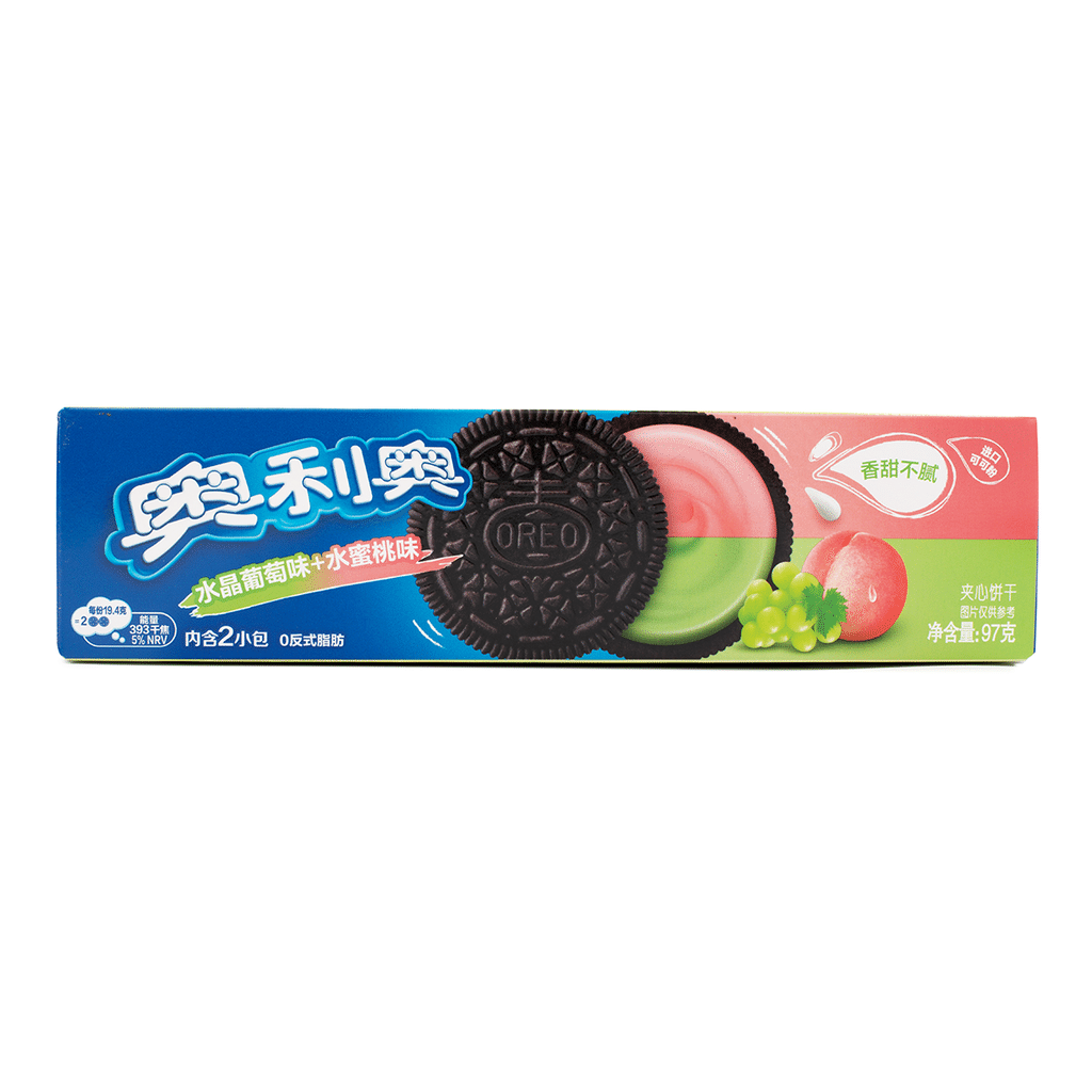 Oreo Crystal Grape Peach Biscuit 97 グラム - Weee!