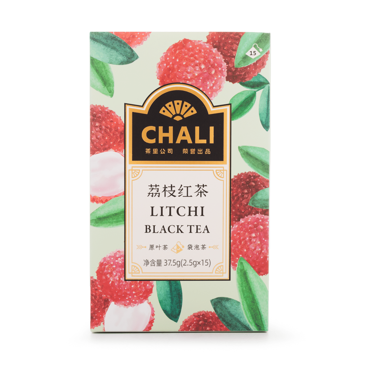 Chá Preto de Lichia 15 pk CHALI 0.08 onça(s)*15 pacotes