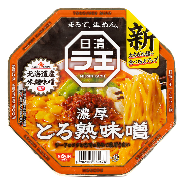 Nissin 浓厚味增味方便面 碗装 118 克