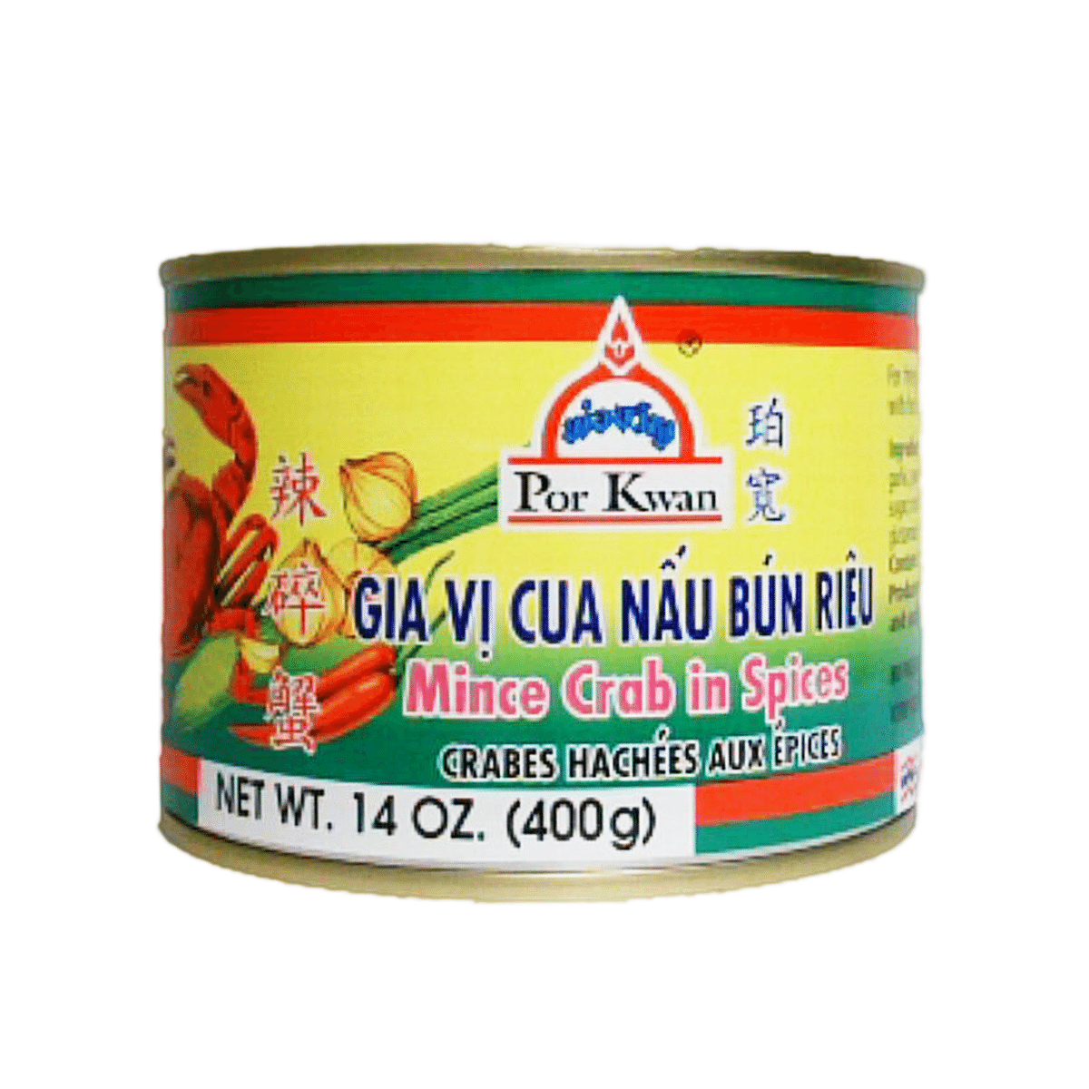 Por Kwan Mince Crab In Spices 14 oz