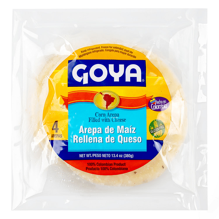 Arepa de Maiz Rellena de Queso Goya 380 gramo(s)