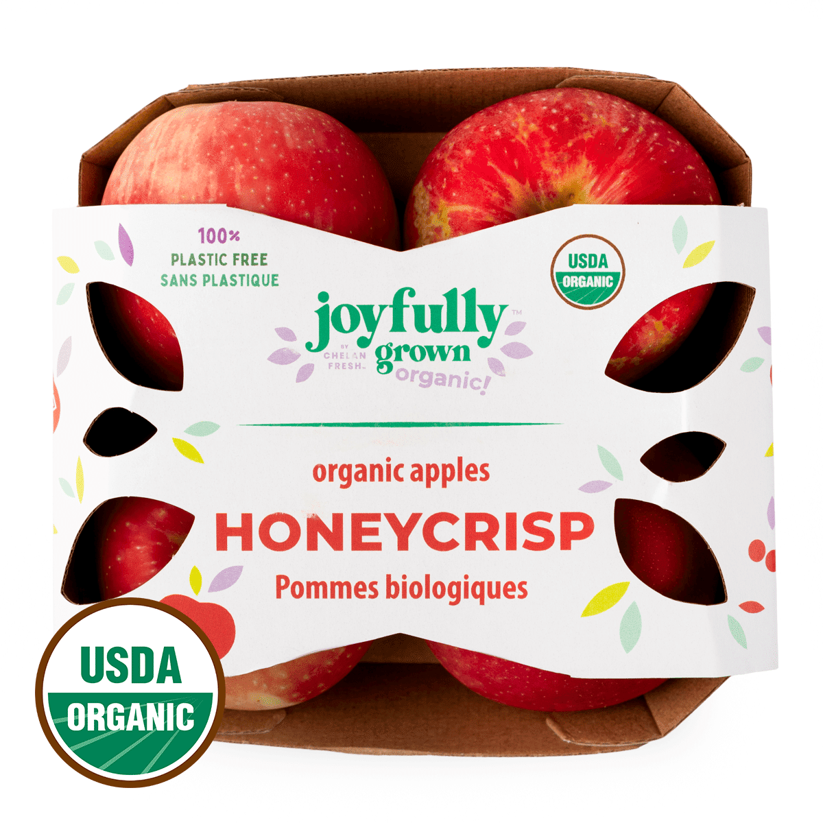 Organic Honeycrisp Apples 4ct 1 box