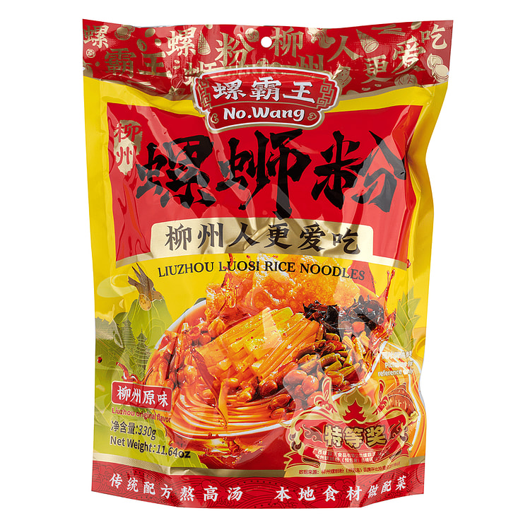 螺霸王 柳州螺蛳粉原味 加大包 330 克