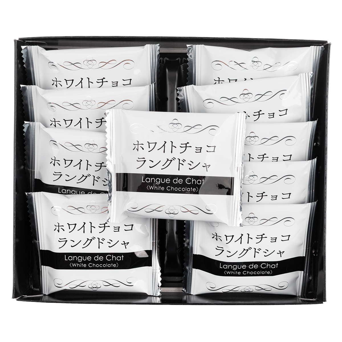 ホワイトチョコ ラングドシャ 10個入り クッキー 日本産 ギフト 3.16