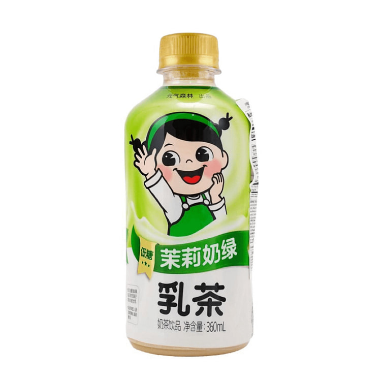 Genki Forest Jasmine Milk Tea Less Sugar 360 ml
