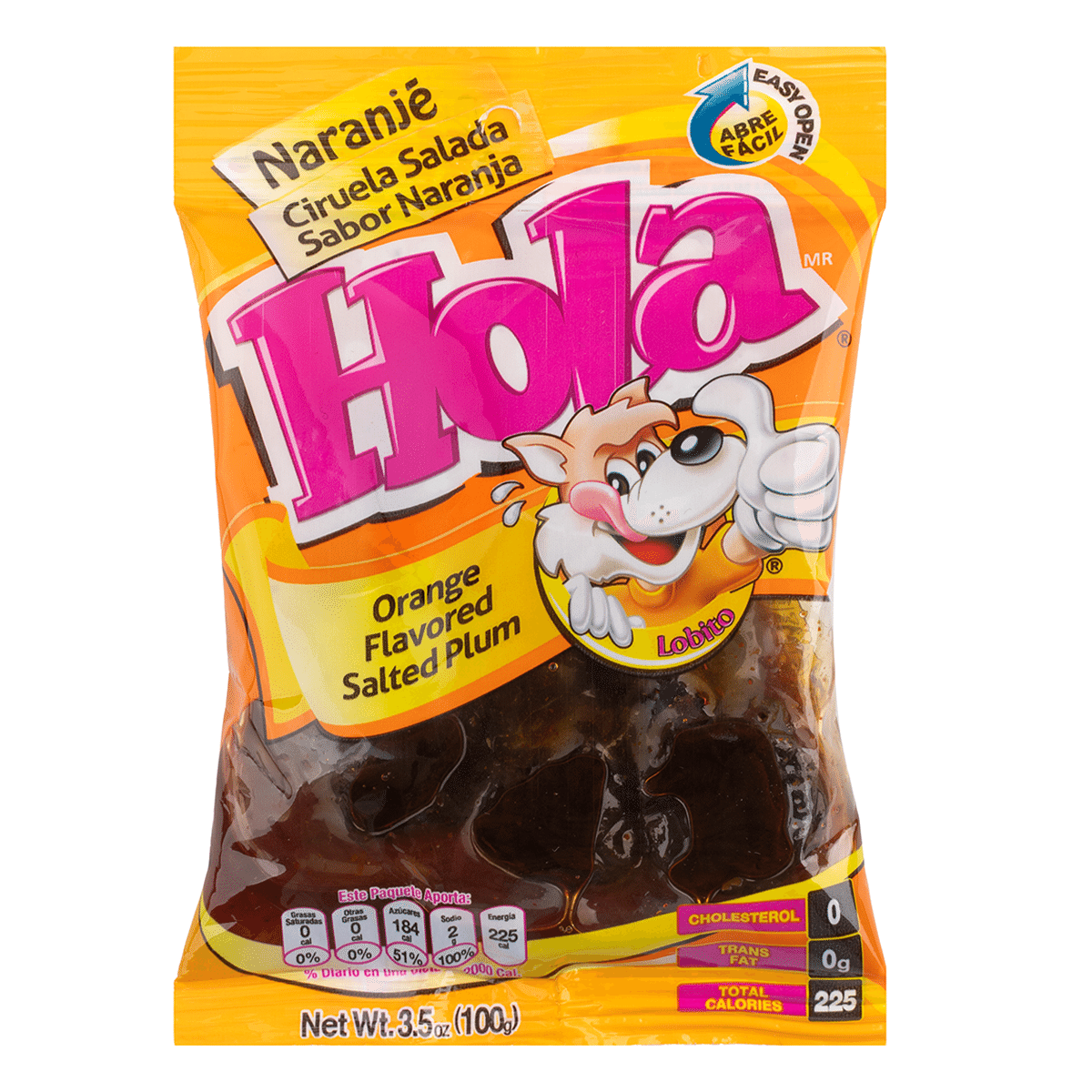 Hola Orange Flavored Salted Plum 3.5 oz