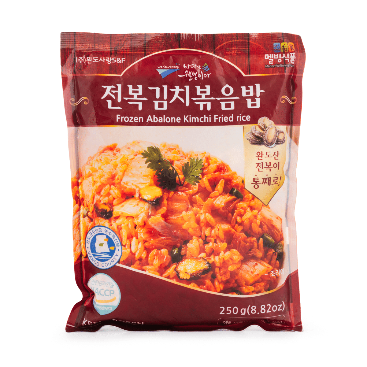Jeollanam-do Fried Rice with Abalone & Kimchi, Frozen 250 g