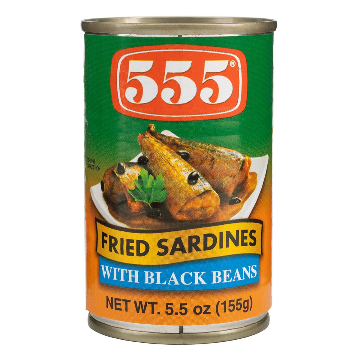 555 Fried Sardines with Black Beans 5.5 oz