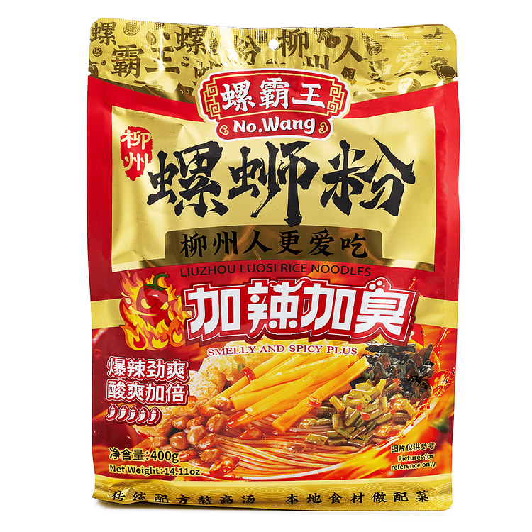 螺霸王 柳州螺蛳粉 加辣加臭 400 克
