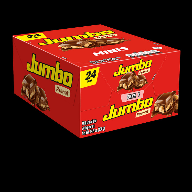 Jumbo Mini Peanut 24units 408 g