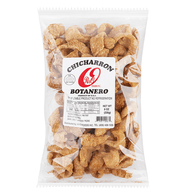 Ryo Foods Chicharron Botanero 8 onza(s)