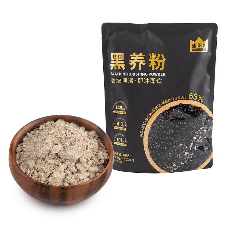 盛阳山 黑养粉 【快手早餐，健康干净】 245 克