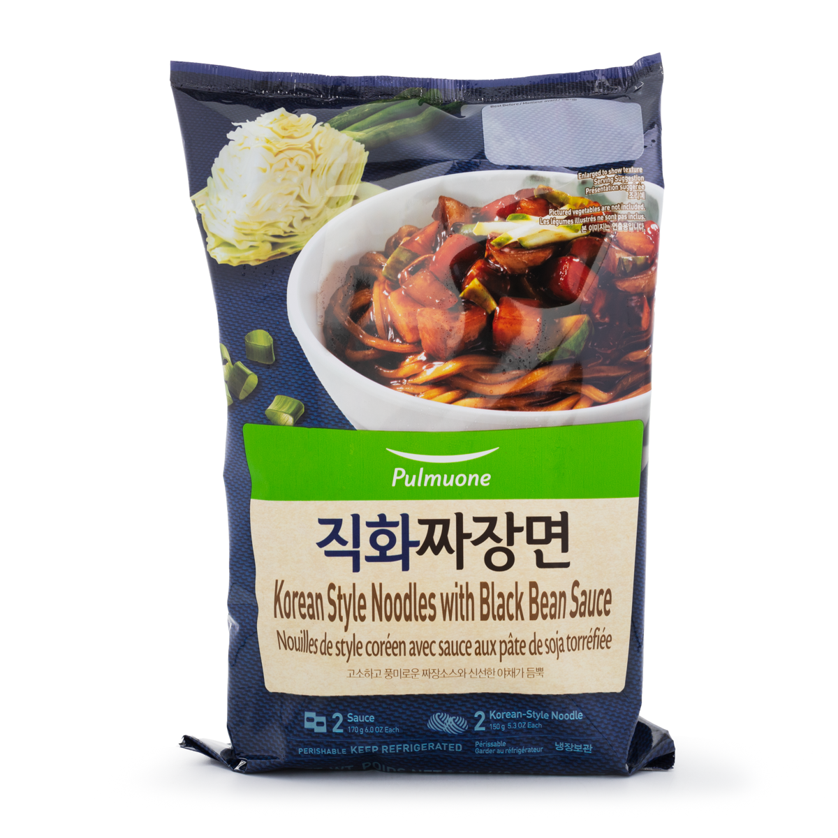 Pulmuone Korean Style Noodles with Black Bean Sauce 640 g