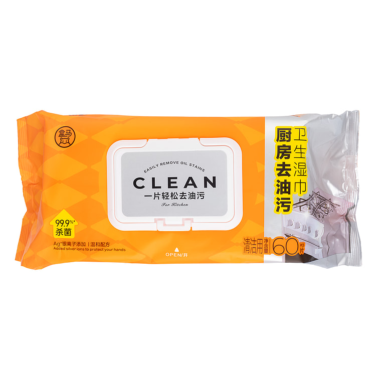 盒马 厨房卫生湿巾 60片 60 个