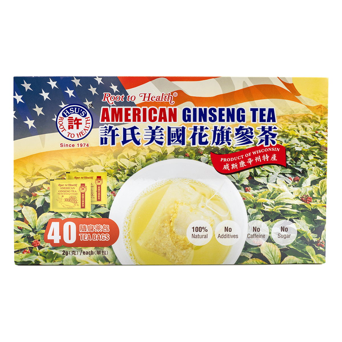 Hsu’s American Ginseng Tea 1 each