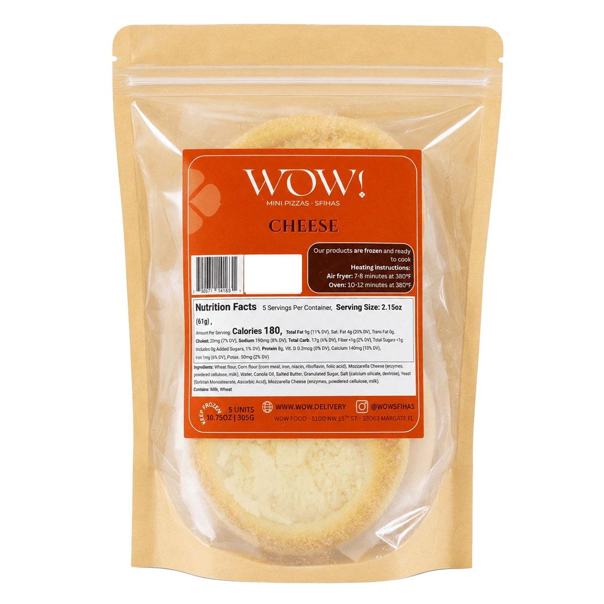 WOW! Cheese Sfihas 305 g