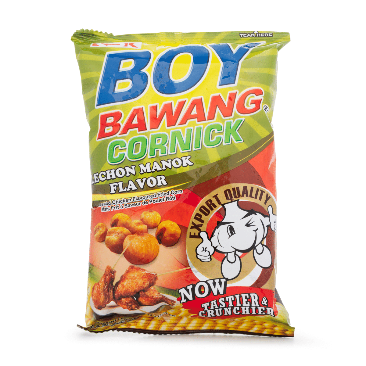 Boy Bawang Cornick Lechon Manok Flavor 90 g*40 pack