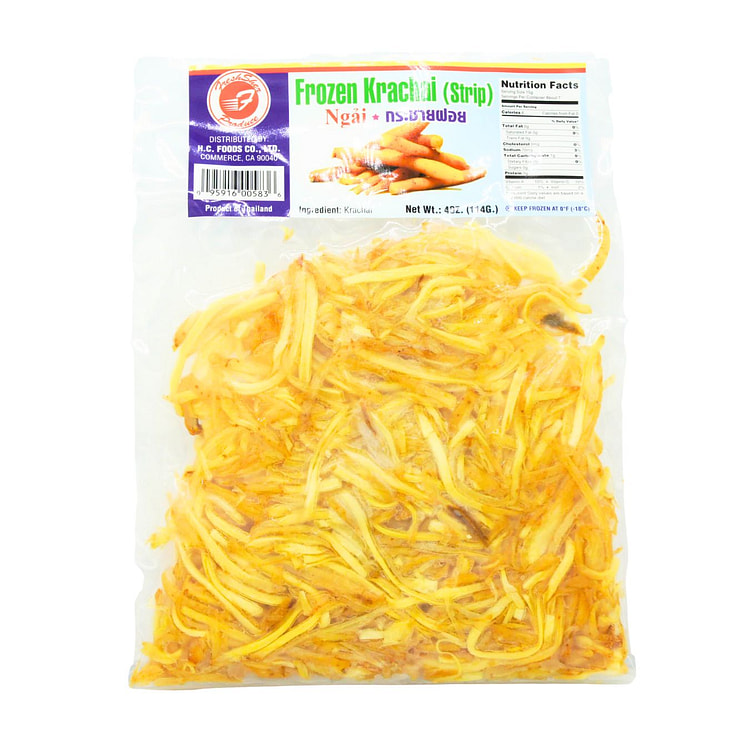 Rễ Gừng Dại (Cắt Sợi), Đông Lạnh 4 oz