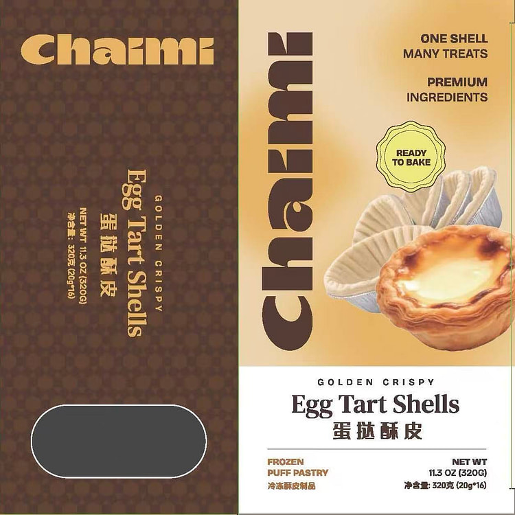 Chaimi Egg Golden Crispy Tart Shells 16PCS 320 g