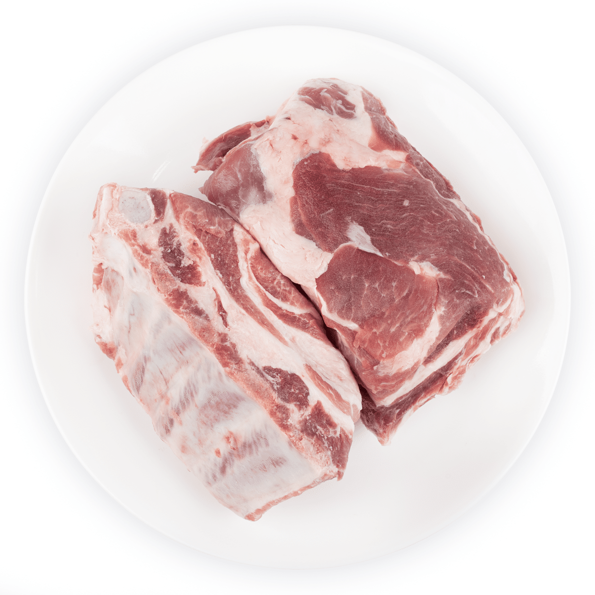 Costilla Corta de Cerdo Berkshire, Congelada 2.4-2.6 lb
