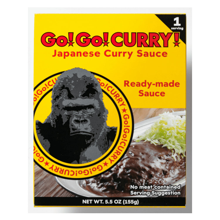 Go!Go!CURRY! 金泽黑咖喱酱 中辣 5.5 盎司