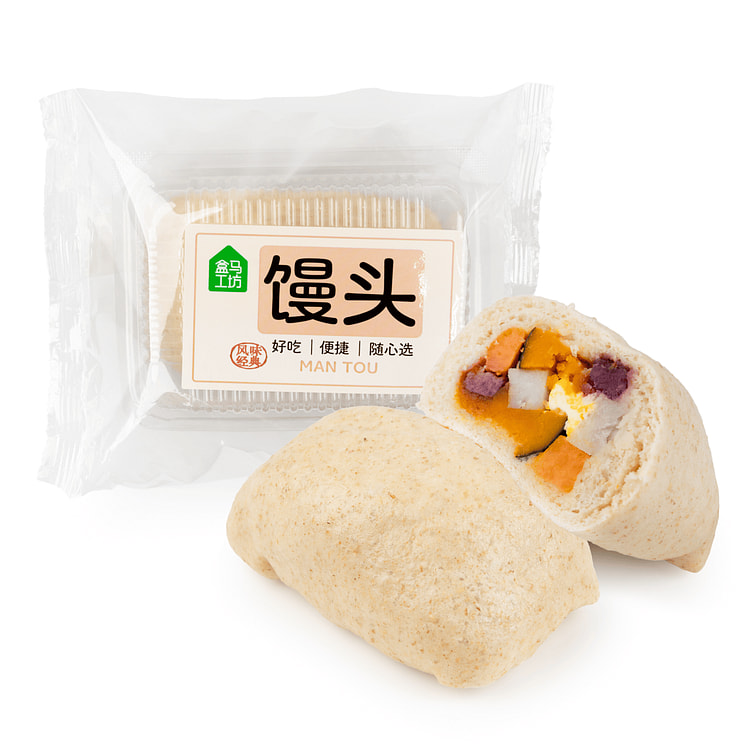 盒马 五谷丰登有料馒头 200 克