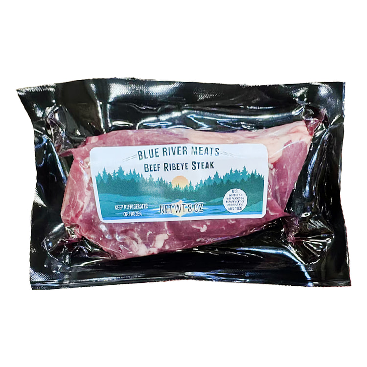 Beef ribeye steak 8oz 8 oz