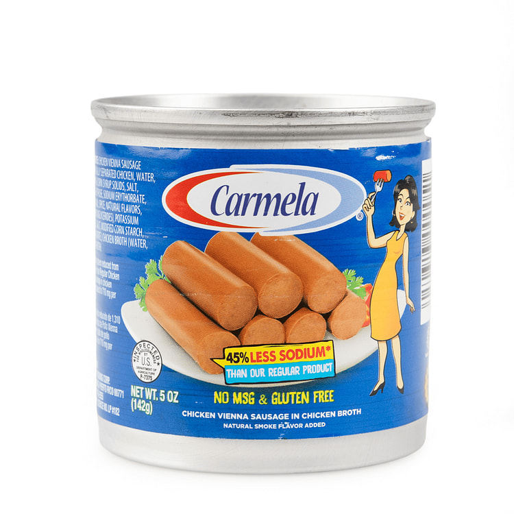 Carmela Low Sodium Chicken Vienna Sausage 5 oz