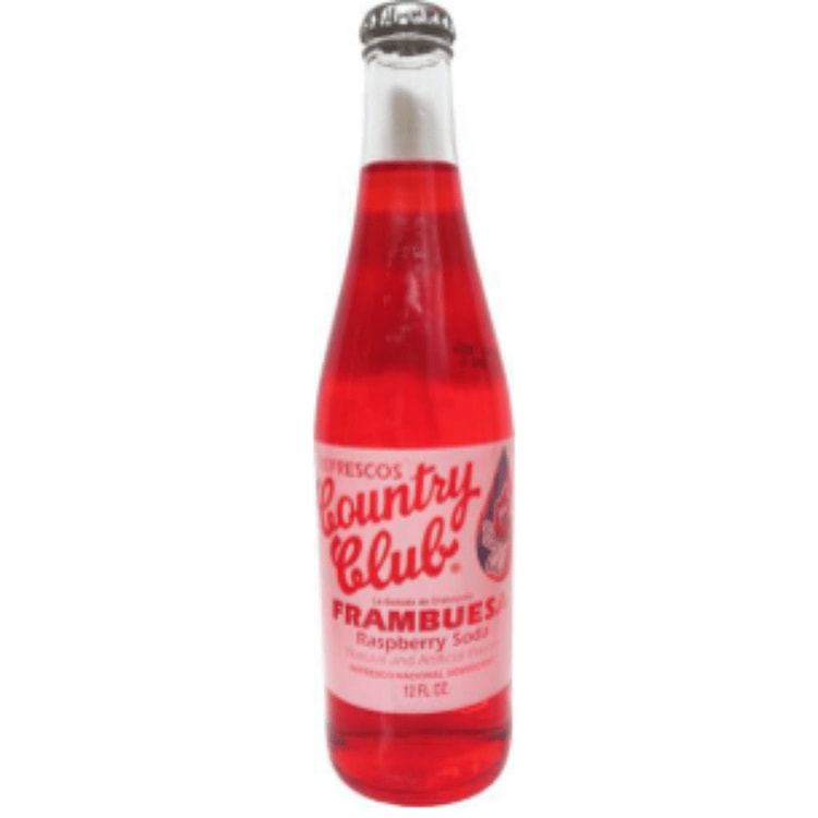 Country Club Raspberry Soda 12 fl.oz