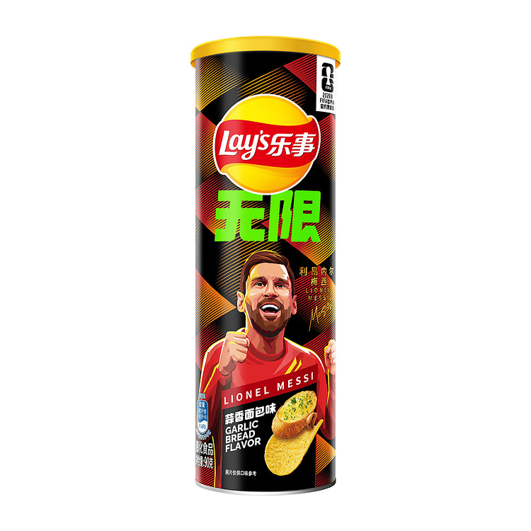 乐事 2026FIFA世界杯限定联名薯片蒜蓉面包味 90 克