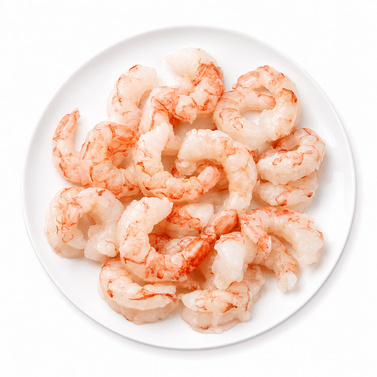 Wild Argentine Red Shrimp, Peeled and Deveined 16-30ct, Frozen 1 lb
