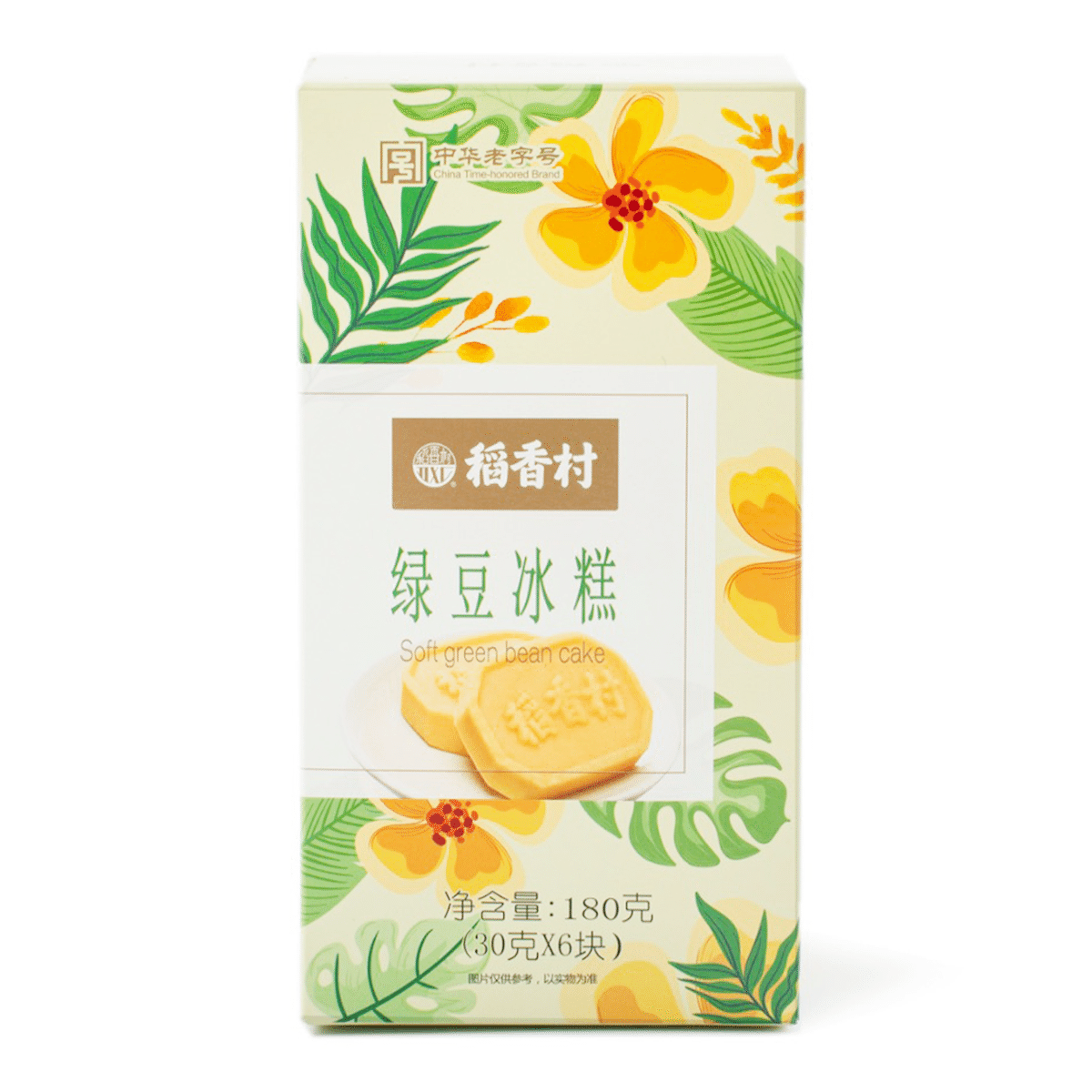 稻香村 绿豆冰糕 6块 180 克