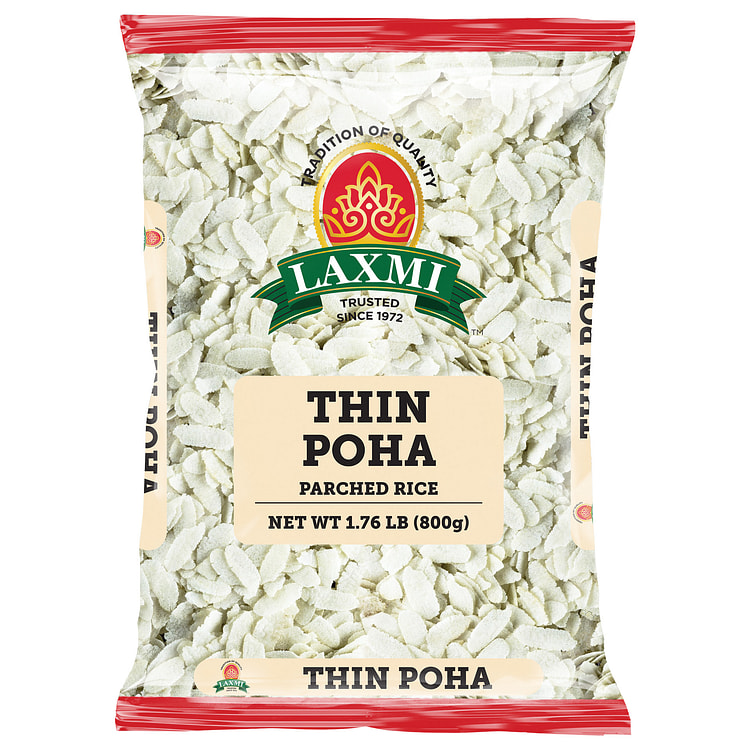 Poha (Arroz Achatado) Fino, Laxmi 1.76 lb
