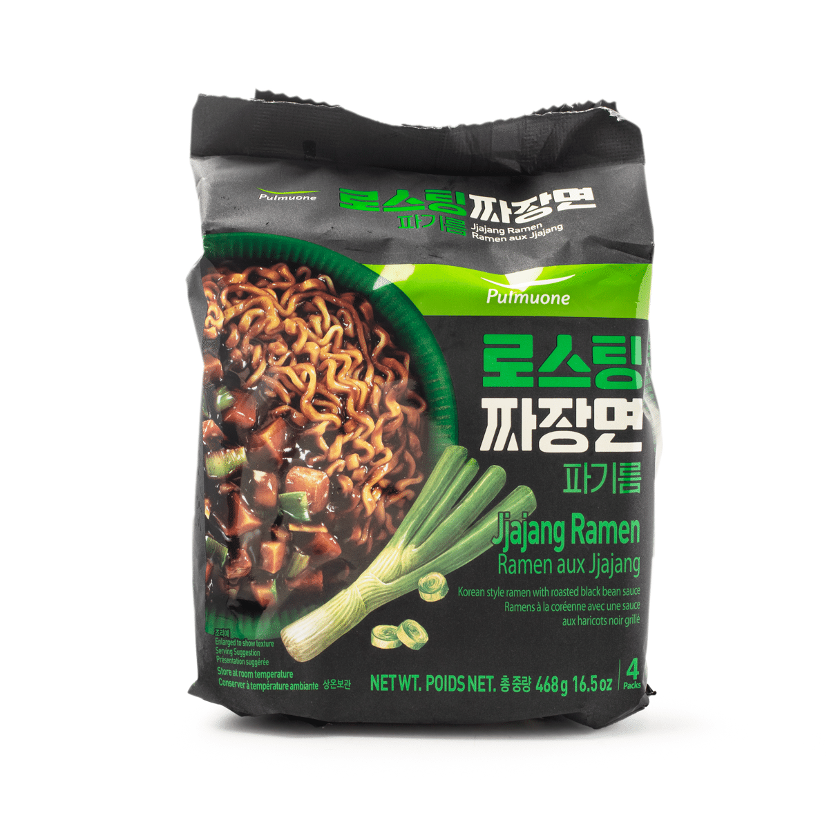 Pulmuone Roasting Jjajang Ramen 4pks 16.5 oz
