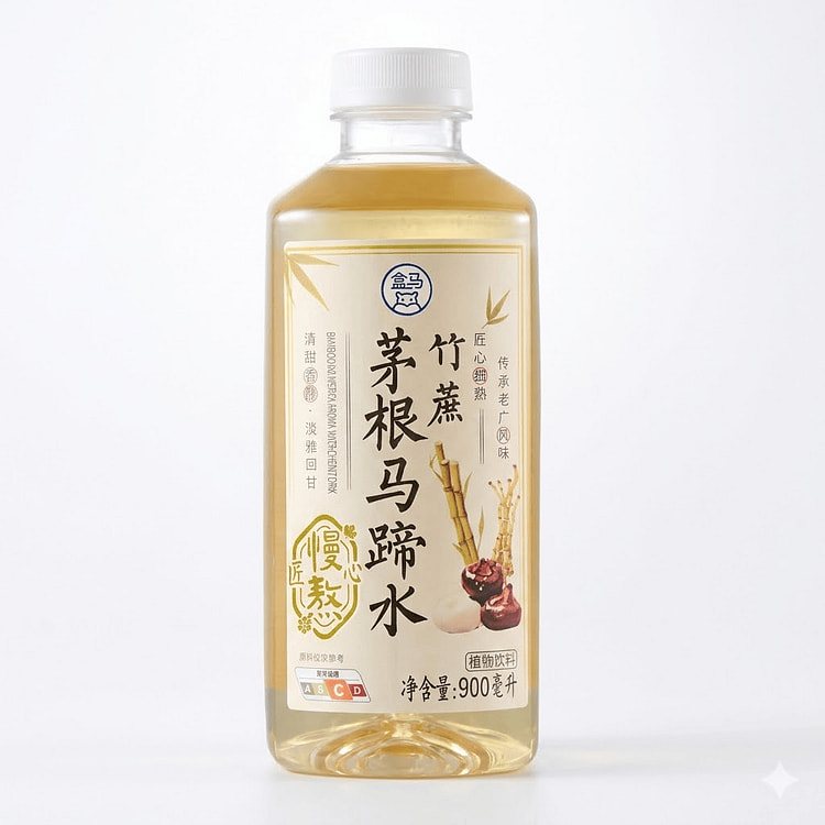 盒马 匠心慢熬竹蔗茅根马蹄水 900 毫升