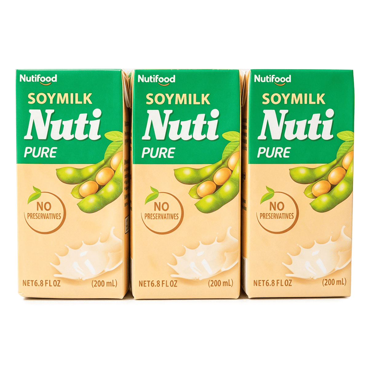 นมถั่วเหลือง Nutifood 6 แพ็ค 6.8 fl.oz*6 boxes