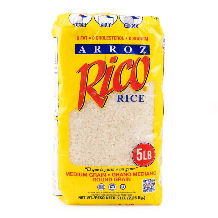 Rico Rice Medium Grain 5 lb