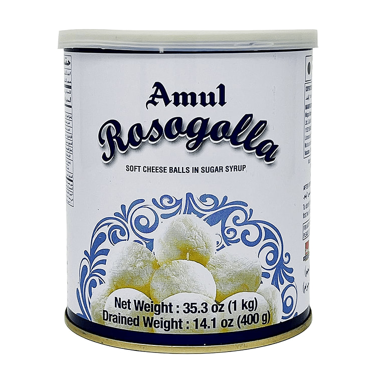 Haldiram's 经典印度甜汤圆 Rasgulla 35.3 盎司