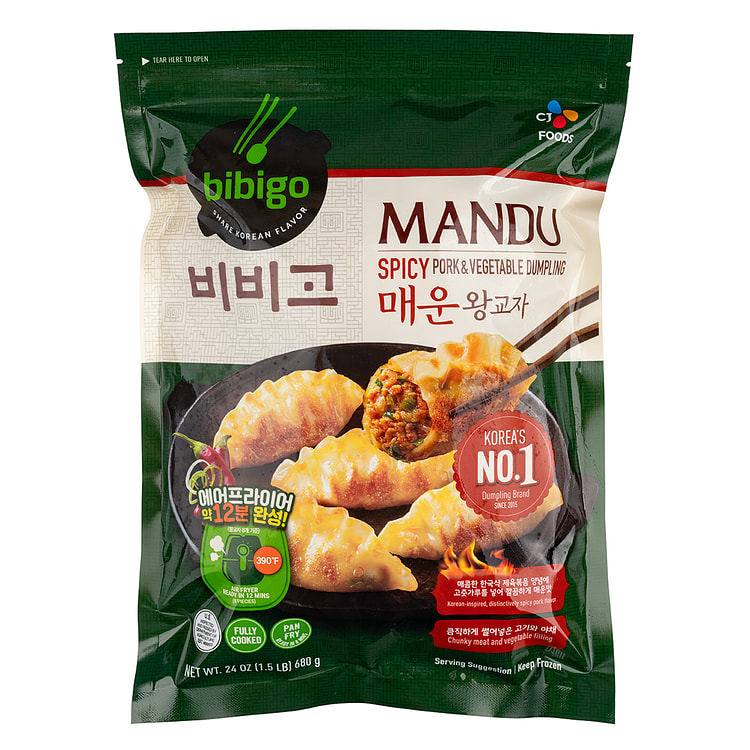 必品阁 辣猪肉大王饺子 冷冻 1.5 磅