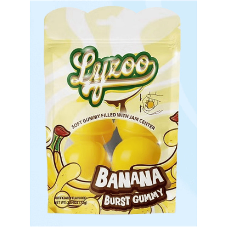 Lyzoo Gummy Banana Flavor 2.54 oz