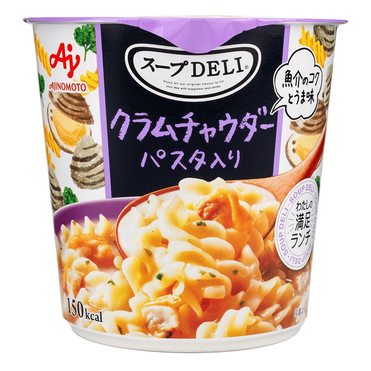 Ajinomoto Soup Deli Clam Chowder with Pasta 37.5 g