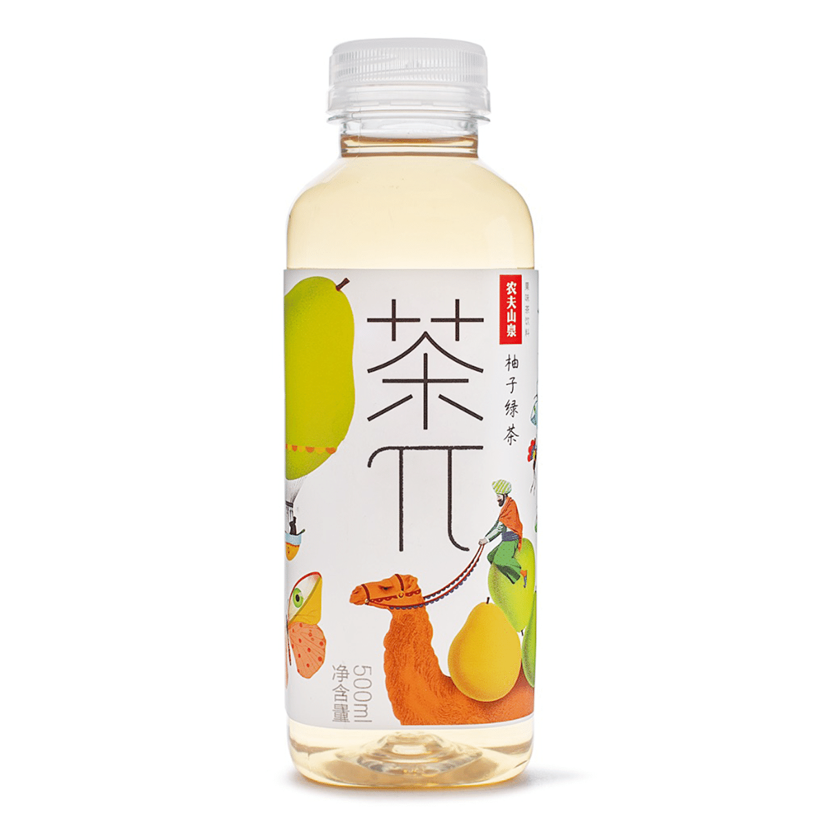 農夫山泉 【茶π】柚子綠茶 果味茶飲料 500 毫升