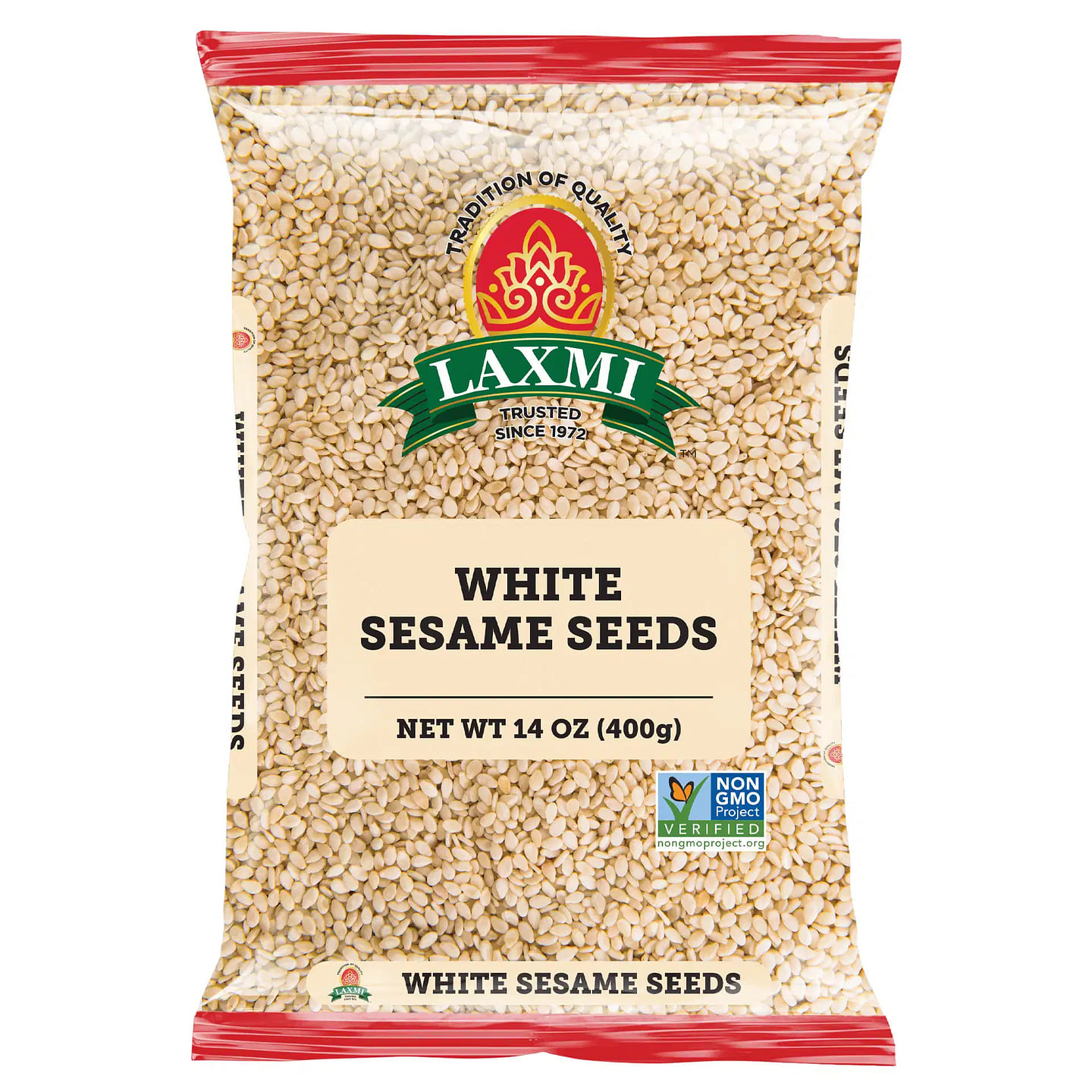 Sementes de Gergelim Branco Laxmi 400 g